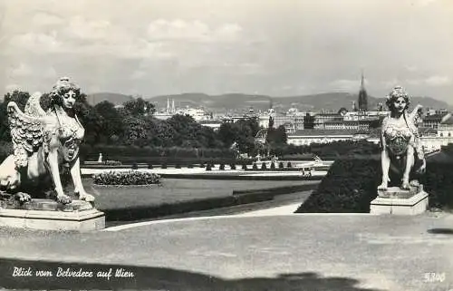 Blick vom Belvedere auf Wien