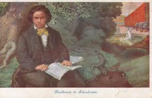 Beethoven in Schonbrunn AK