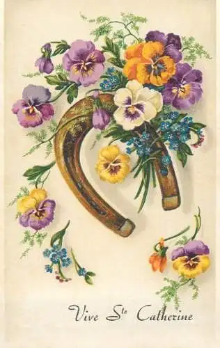 Vive Ste Catherine floral luck horseshoe fantasy