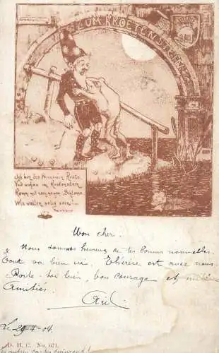 AK Zum Kroetenstein frog dwarf gnome nain