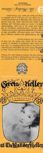 Greta Keller at The Waldorf Astoria