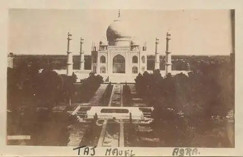 India Taj Mahal Agra 1929