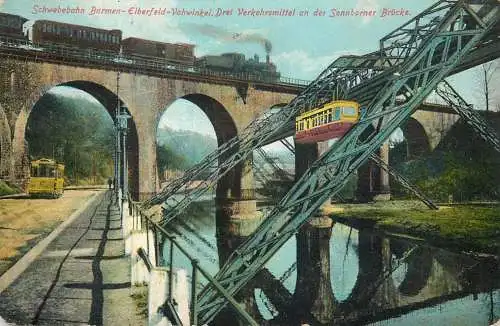 Wuppertal Schwebebahn Elberfeld-Barmen