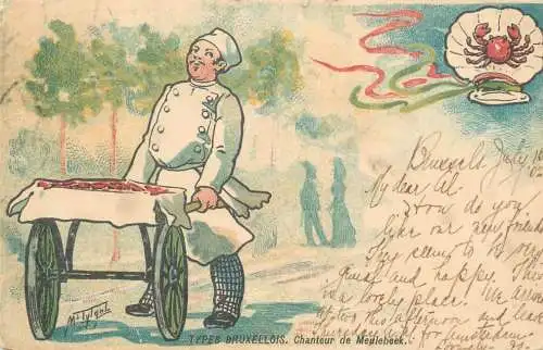 Types Bruxellois chanteur de Meulebeek 1902