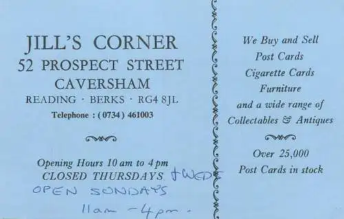 Jill`s Corner Caversham