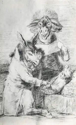 Goya Dibujo. De que mal morira