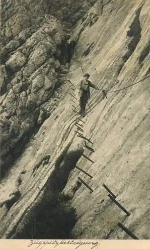 Zugspitze Am "Brett" AK alpinism alpinisme climbing