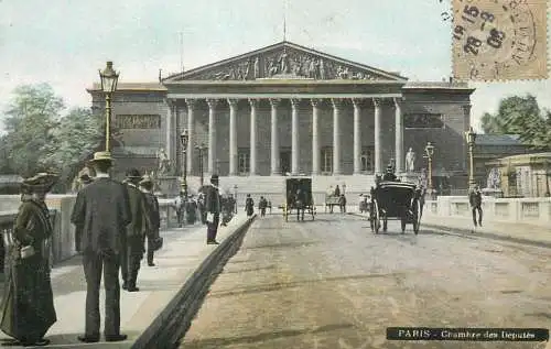 CPA France Paris chambre des deputes 1906