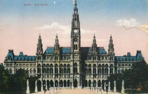 AK Austria Vienna Wien Rathaus Town Hall