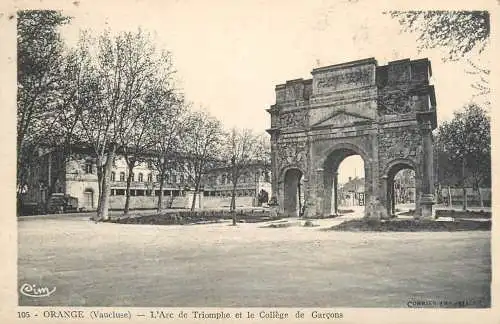 France Orange arc de triomphe
