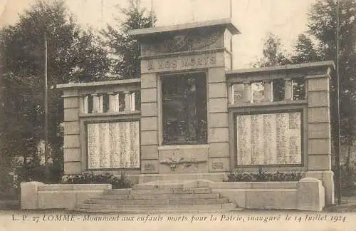 France Lomme Monument aux enfantsmorts pour la patrie