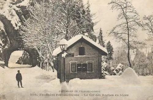 France Le Col des Roches en hiver