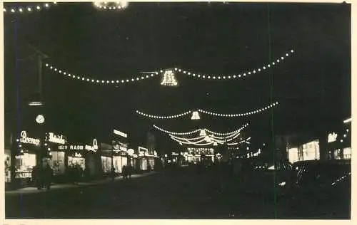 Lighting in Brussels photographic postcard