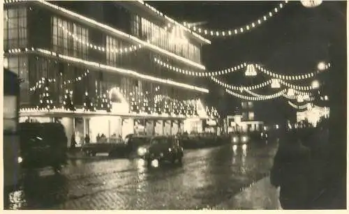 Lighting in Brussels photographic postcard