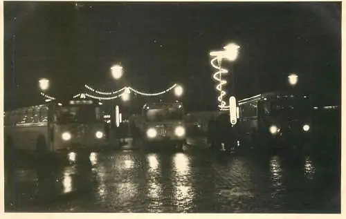 Lighting in Brussels photographic postcard