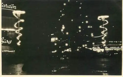 Lighting in Brussels photographic postcard