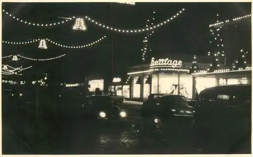 Lighting in Brussels photographic postcard
