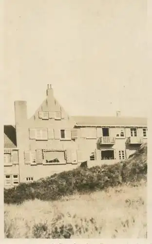 British house architecture photographic postcard