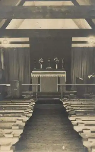 Church interior photographic image Vendreoux