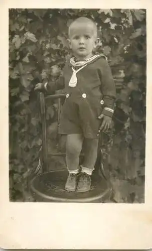 Photographic postcard children portraits costume