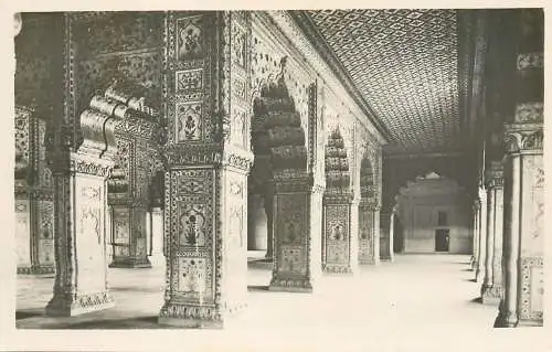 India Palace Delhi Interior of Dewan-i-Kass Dewan Khas Red Fort