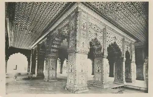 India Palace Delhi Interior of Dewan-i-Kass Dewan Khas Red Fort