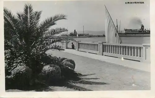 Croatia Crikvenica photo postcard