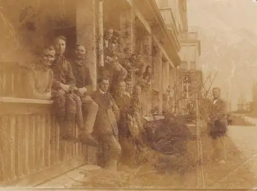Photo 8 x 11 cm Wasach sanatorium 1923