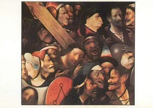 Painting postcard Hieronymus Bosch Kreuztragung