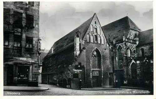 Germany Nurnberg Bratwurstglocklein und Moritzkapelle