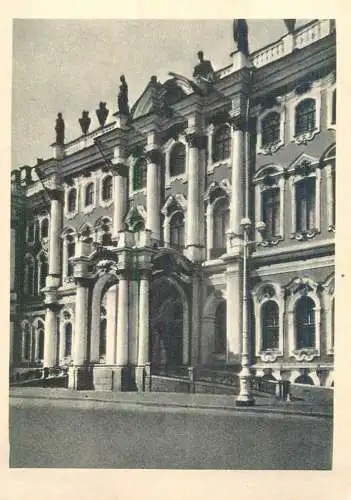 Russia Leningrad palace facade