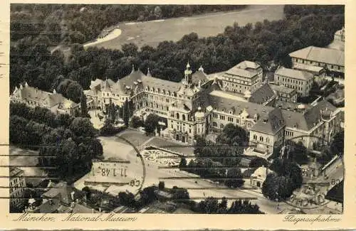 Germany Munchen National Museum aerial view