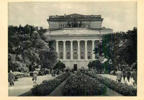 Russia Leningrad Pushkin drama theatre