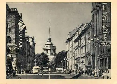 Russia Leningrad Nevsky prospect