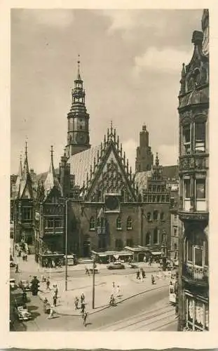 Poland Wroclaw/Breslau Rathaus
