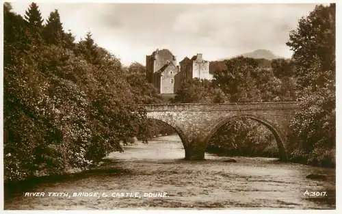 Bridge pont Brucke river Teith Doune