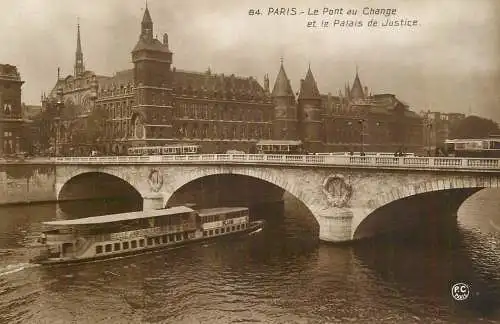 Bridge pont Brucke Paris justice palace