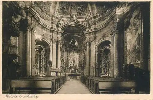 Germany Klosterkirche Weltenburg bei Kelheim Inneres