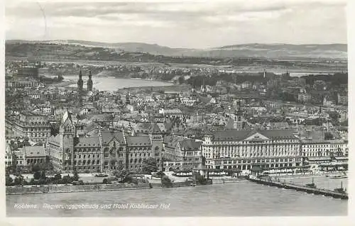 Germany Koblenz Regierungsgebaude und Hotel Koblenzer Hof