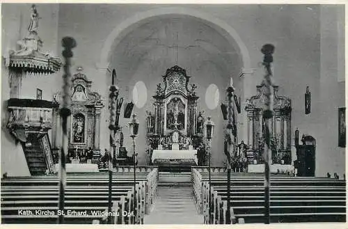 Germany Wildenau Kath Kirche St Erhad Inneres