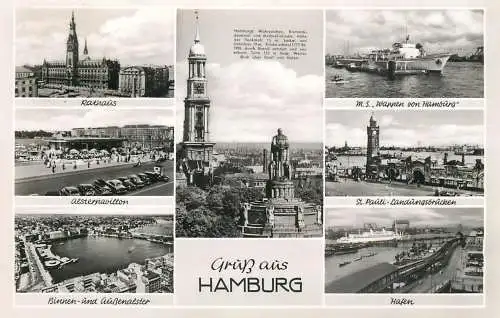 Germany Gruss aus Hamburg multi view