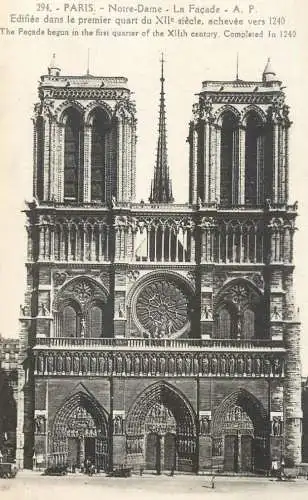 France Paris Notre Dame de Paris