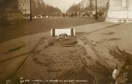 France Paris la tombe du soldat inconnu