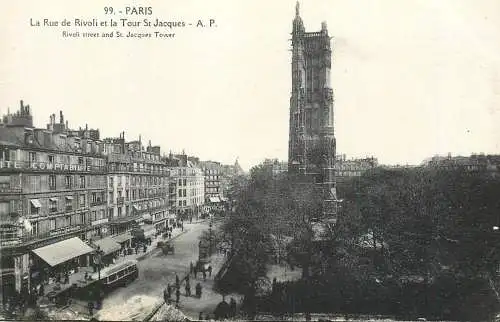 France Paris tour St. Jacques