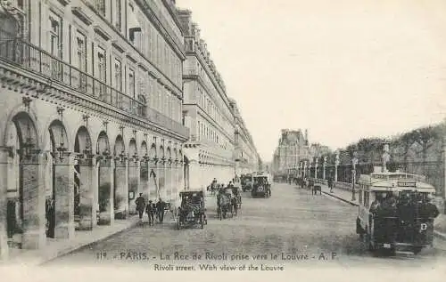 France Paris la rue de Rivoli