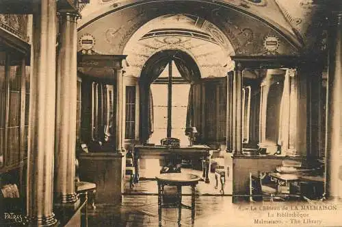France Malmaison castle library