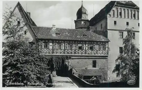 Germany Forchheim Kaiserpfalz Burgeingang