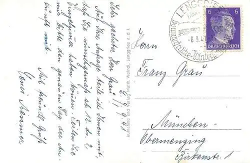 Germany Lenggries an der Isar general view