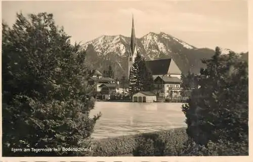 Germany Egern am Tegernsee mit Bodenschneid - Kirche