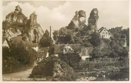 Germany Frankische Schweiz Felsendorf Tuchersfeld